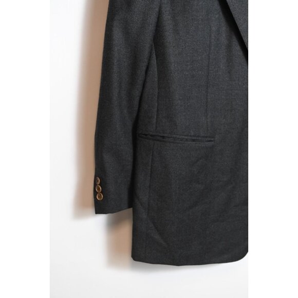 ERMENEGILDO ZEGNA Louis Boston Dark Gray Sport Coat Blazer Size 44R 100% Wool - Picture 4 of 12